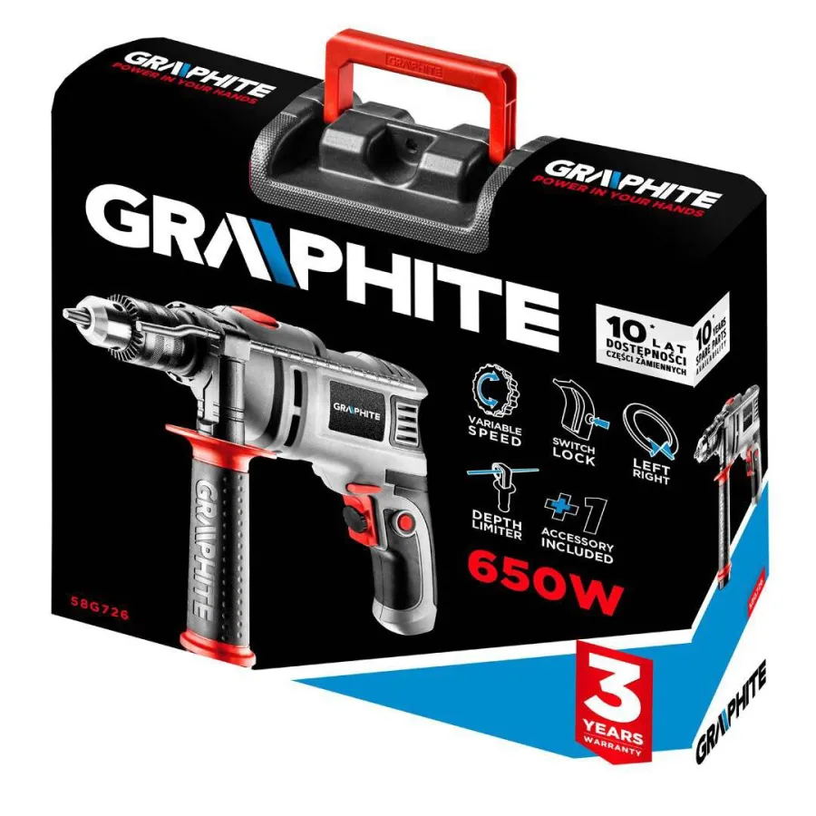 Ütvefúrógép – Graphite 58G736 – 2. kép
